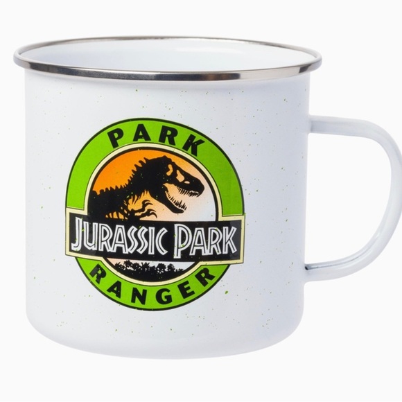Jurassic Park Ranger Enamel Camper Mug - Picture 2 of 5